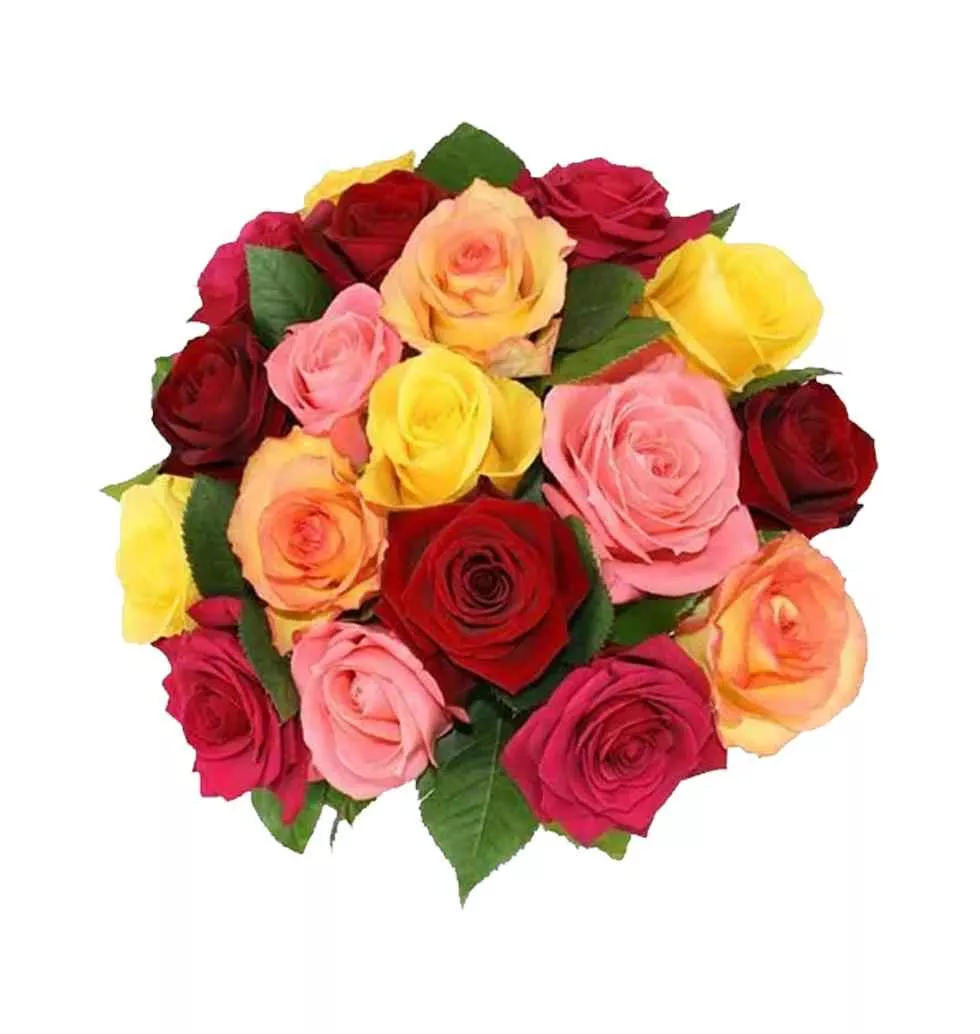 Dazzling Mixed Roses