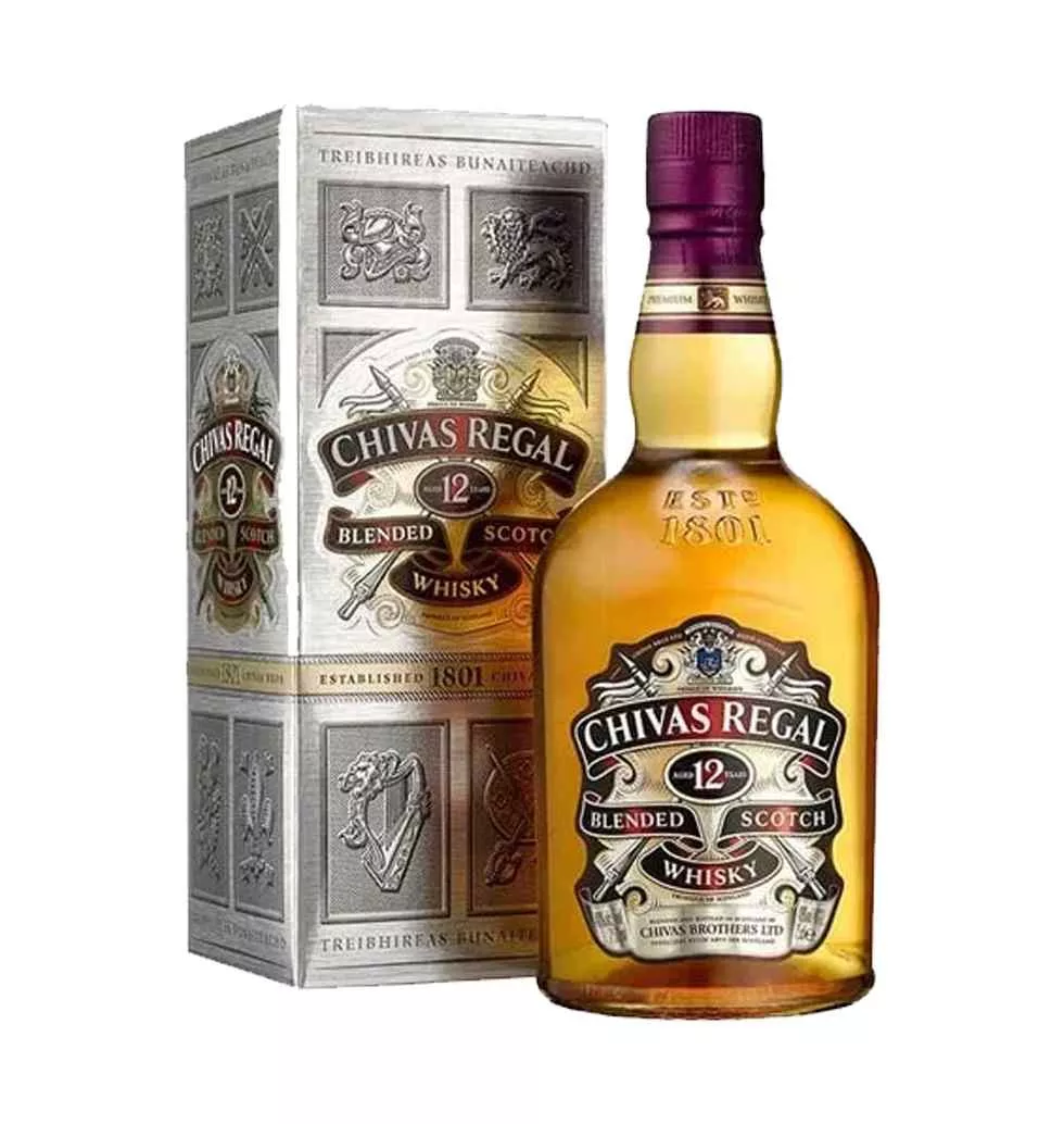 Effervescent Chivas Regal 12 Year Old Scotch Whiskey