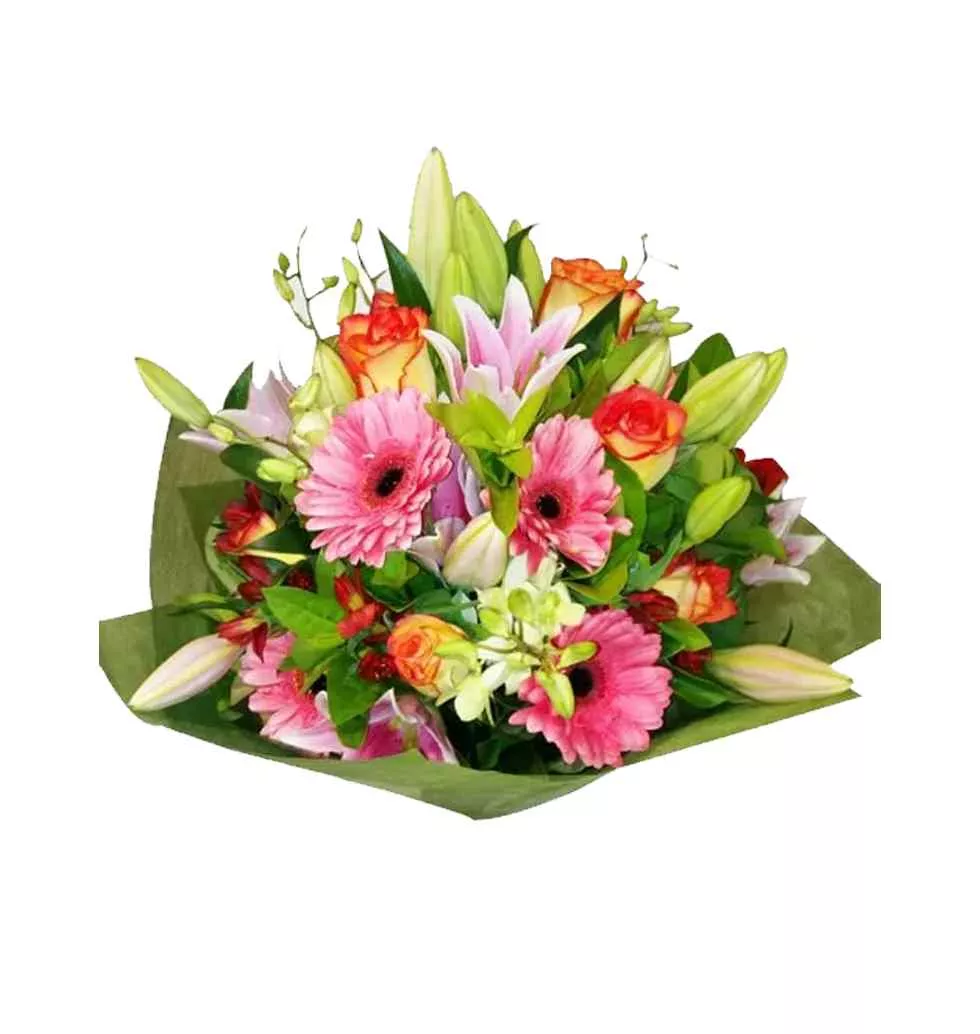 Vivid Affection Flower Arrangement