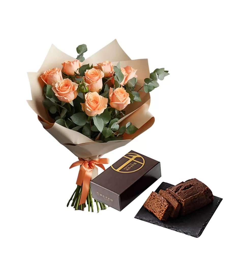 Floral Elegance Meets Chocolate Bliss